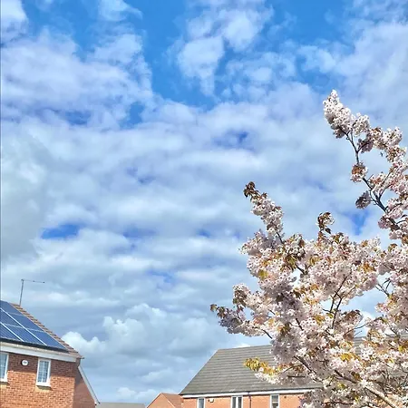 Free Private Parking! Oakley House And Garden! Fully Equipped 4 Comfy Beds Villa Corby Exterior photo