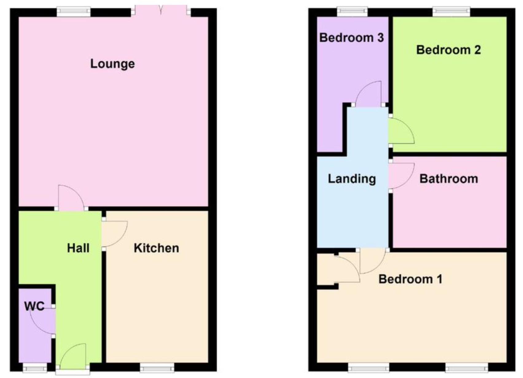 Free Private Parking! Oakley House And Garden! Fully Equipped 4 Comfy Beds * Corby